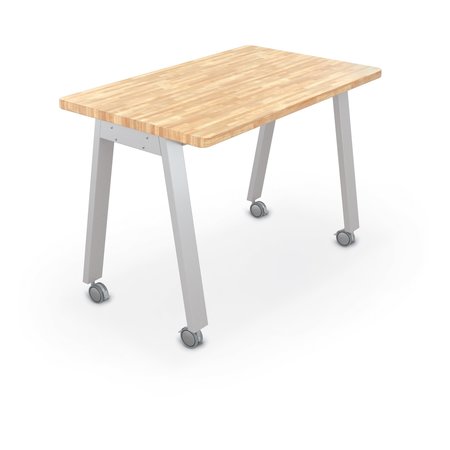 MOORECO Compass Makerspace Table 6036 – Butcher Block Top (36.6") 91715-C-BUTCHER